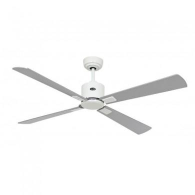 Ventilateur de Plafond Eco Neo III 132cm Blanc Wengé Argenté WiFi CASAFAN 943242