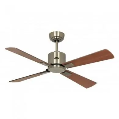 Ventilateur de Plafond Eco Neo III 103cm Laiton Noyer Cerisier WiFi CASAFAN 944111