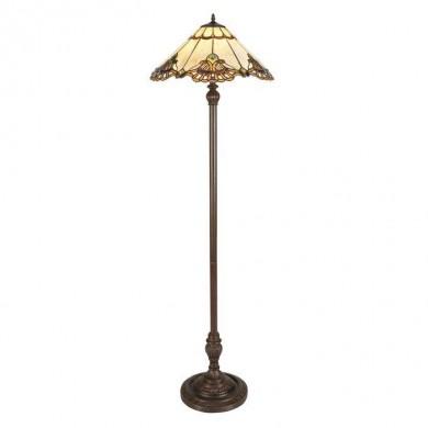 Lampadaire style Tiffany ULYSSE 3xE27 D50 MYTIFFANY 201082+FBB75