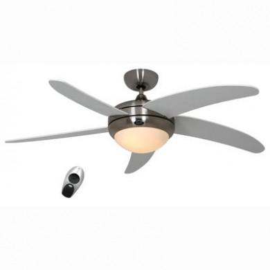 Ventilateur de Plafond Elica 132cm Chromé Blanc CASAFAN 9513294