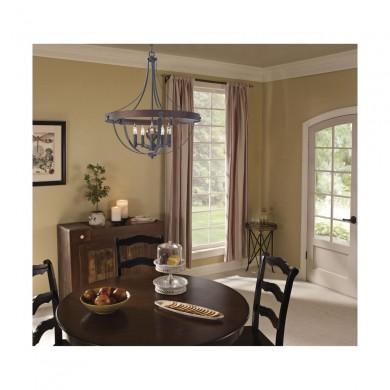 Lustre Alston 5x60W Charbon Brique ELS_fealston5 fealston5 Lustre Alston 5x60W Charbon Brique FEISS fealston5