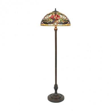 Lampadaire Tiffany FLORI 2xE27 D50 MYTIFFANY YT26+FBB75