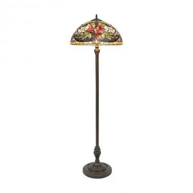 Lampadaire Tiffany FLORI 2xE27 D50 MYTIFFANY YT26+FBB75