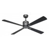 Ventilateur de Plafond Eco Neo III 132cm Basalte Noir Teck CASAFAN 952202