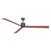 Ventilateur de Plafond Eco Neo III 180cm Basalte Noyer Cerisier CASAFAN 952414