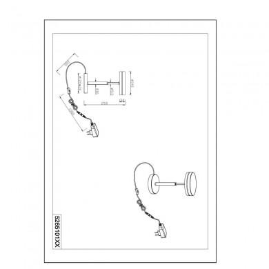 Lampe Franklin Nickel mat 1x6W SMD LED TRIO LIGHTING 526510107