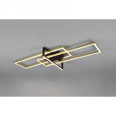 Plafonnier Salinas Laiton mat 1x34W SMD LED TRIO LIGHTING 620310308