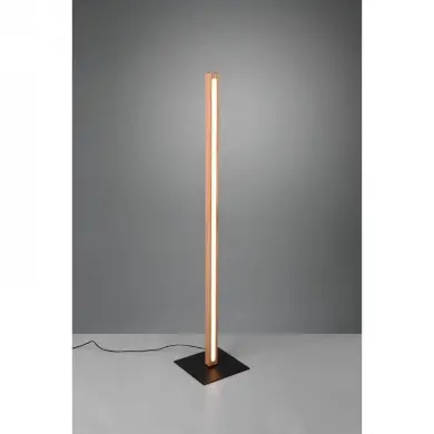 Lampadaire Tube Bellari Bois naturel 1x20W SMD LED TRI_426410130 426410130 Lampadaire Tube Bellari Bois naturel 1x20W SMD LED TRIO LIGHTING 426410130