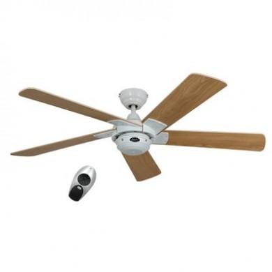 Ventilateur Rotary 132cm Blanc Hêtre CASAFAN 9513277