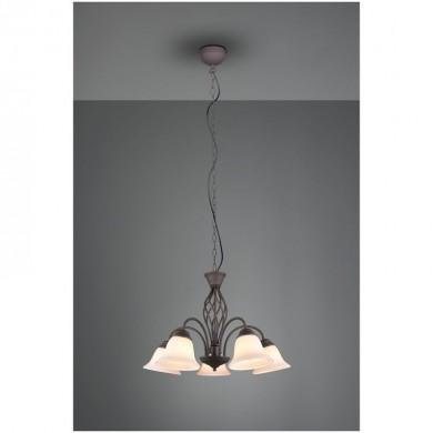 Lustre Rustica Rouille 5x40W E14 TRIO LIGHTING 101000524