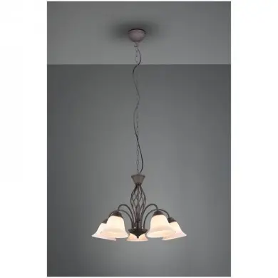Lustre Rustica Rouille 5x40W E14 TRIO LIGHTING 101000524