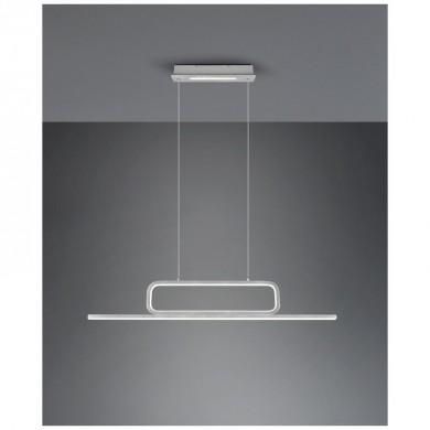 Suspension Aick Aluminium balayé 1x38W SMD LED TRIO LIGHTING 327210305