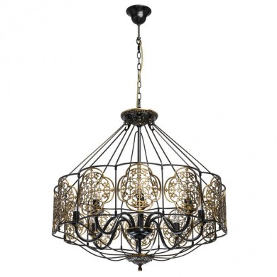 Suspension Country Laiton E14 8x40W Max H300cm CH_109010208 109010208 Suspension Country Laiton E14 8x40W Max H300cm Chiaro 109010208