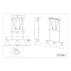 Suspension Stamina Nickel mat 3x40W E14 TRIO LIGHTING 3751031-07