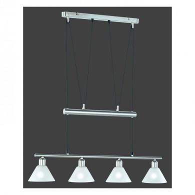 Suspension Stamina Nickel mat 4x40W E14 TRI_3751041-07 3751041-07 Suspension Stamina Nickel mat 4x40W E14 TRIO LIGHTING 3751041-07