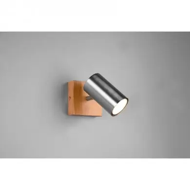 Plafonnier Marley Nickel mat 1x15W GU10 TRIO LIGHTING 812400107