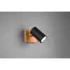Plafonnier Marley Noir mat 1x15W GU10 TRIO LIGHTING 812400132
