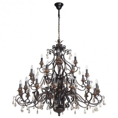 Lustre Country Noir 28x60W - 254018828 CH_254018828 254018828 Lustre Country Noir 28x60W - 254018828 Chiaro 254018828