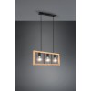 Suspension Industrielle Agra Noir mat 3x10W E27 TRIO LIGHTING 313800332