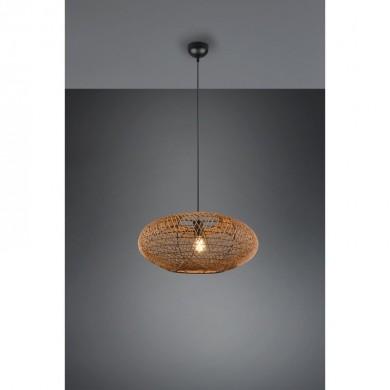 Suspension Hedda Noir mat 1x40W E27 TRIO LIGHTING 312300136