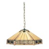 Suspension Art Deco Tiffany CATEDRAL 1xE27 D53 MYTIFFANY YT2953+C1
