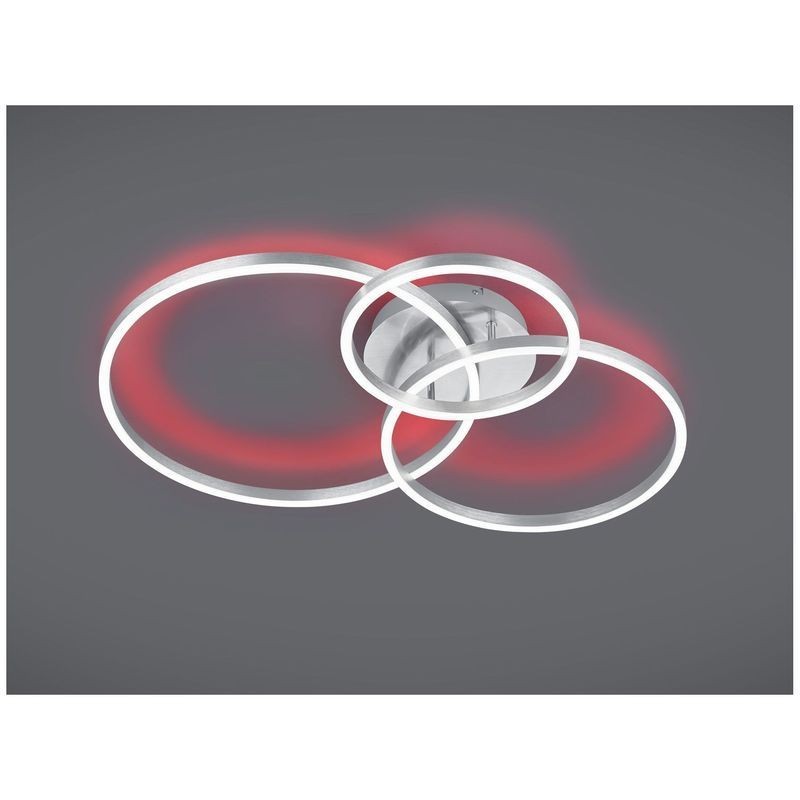 Plafonnier Winona Nickel mat 1x28W SMD LED TRI_670810607 670810607 Plafonnier Winona Nickel mat 1x28W SMD LED TRIO LIGHTING 670810607