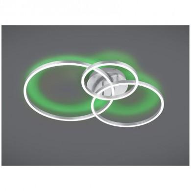 Plafonnier Winona Nickel mat 1x28W SMD LED TRIO LIGHTING 670810607