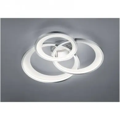 Plafonnier Granada Chrome 1x36W SMD LED TRIO LIGHTING 673810306