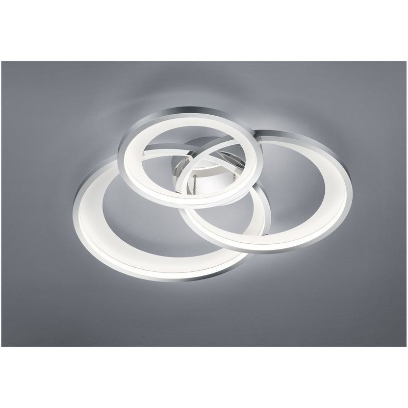 Plafonnier Granada Chrome 1x36W SMD LED TRI_673810306 673810306 Plafonnier Granada Chrome 1x36W SMD LED TRIO LIGHTING 673810306