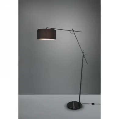 Lampadaire Arqué Ponte Noir mat 1x60W E27 TRI_401600132 401600132 Lampadaire Arqué Ponte Noir mat 1x60W E27 TRIO LIGHTING 401600132
