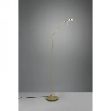 Lampadaire Monza Laiton mat 1x12W SMD LED TRIO LIGHTING 423310108