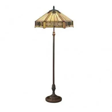 Lampadaire Vintage Tiffany CATEDRAL 2xE27 D53 AT_YT2953_FBB75 YT2953+FBB75 Lampadaire Vintage Tiffany CATEDRAL 2xE27 D53 MYTIFFANY YT2953+FBB75
