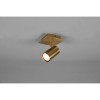 Plafonnier Marley Laiton fumé 1x25W GU10 TRIO LIGHTING 802400104