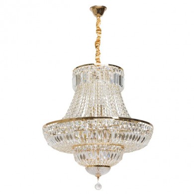Lustre Montgolfière Crystal Or 9x40W - 340011409 CH_340011409 340011409 Lustre Montgolfière Crystal Or 9x40W - 340011409 CHIARO 340011409
