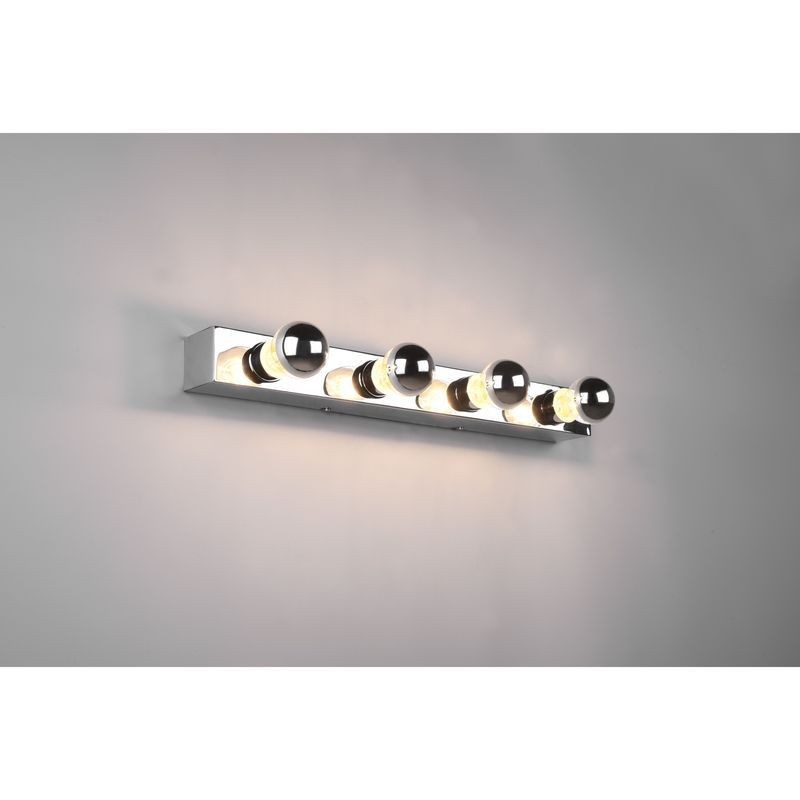 Applique murale Salle de Bain Theatro Chrome 4x10W E27 TRIO LIGHTING 283600406