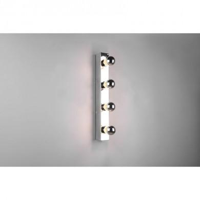 Applique murale Salle de Bain Theatro Chrome 4x10W E27 TRIO LIGHTING 283600406