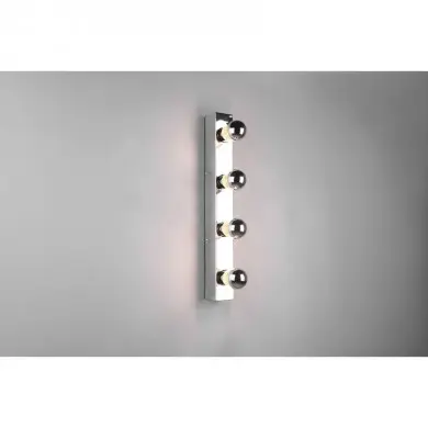 Applique murale Salle de Bain Theatro Chrome 4x10W E27 TRIO LIGHTING 283600406