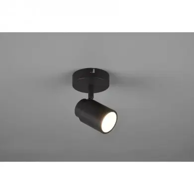 Applique murale Salle de Bain Angelo Noir mat 1x5W GU10 TRIO LIGHTING 880400132