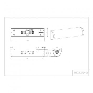 Applique murale Xavi Chrome 2x40W E14 TRIO LIGHTING 2803021-06