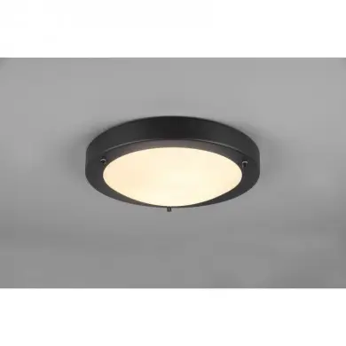 Plafonnier Salle de Bain IP44 Condus Noir mat 1x60W E27 TRIO LIGHTING 6801011-32