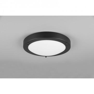 Plafonnier Salle de Bain IP44 Condus Noir mat 1x60W E27 TRIO LIGHTING 6801011-32