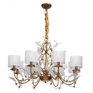 Suspension Sofia Marron E14 8x40W Max CH_355014408 355014408 Suspension Sofia Marron E14 8x40W Max Chiaro 355014408