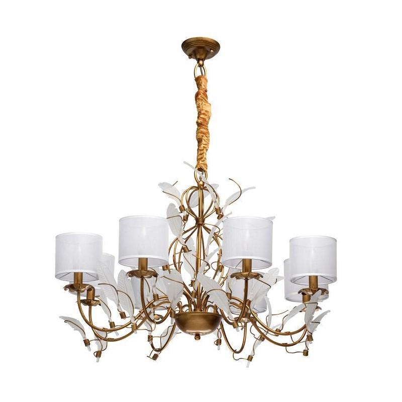 Suspension Sofia Marron E14 8x40W Max CH_355014408 355014408 Suspension Sofia Marron E14 8x40W Max CHIARO 355014408