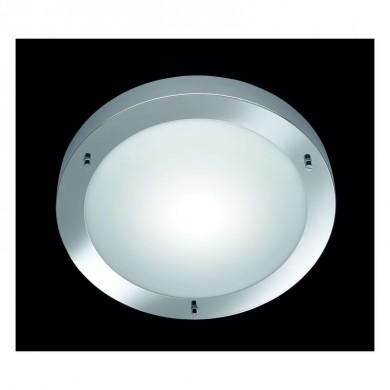 Plafonnier Salle de Bain IP44 Condus Chrome 1x60W E27 TRIO LIGHTING 6801011-06