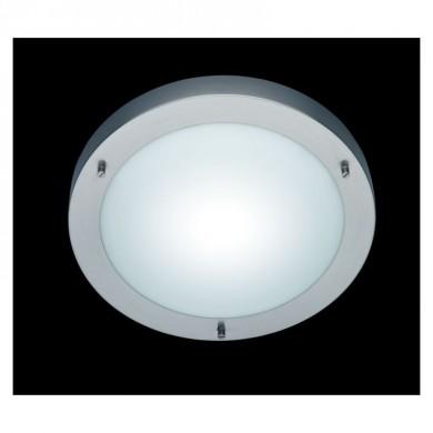 Plafonnier Salle de Bain Condus Nickel mat 1x60W E27 TRIO LIGHTING 6801011-07