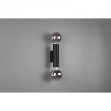 Applique murale Boule Vannes Noir mat 2x40W E27 TRIO LIGHTING R20182032