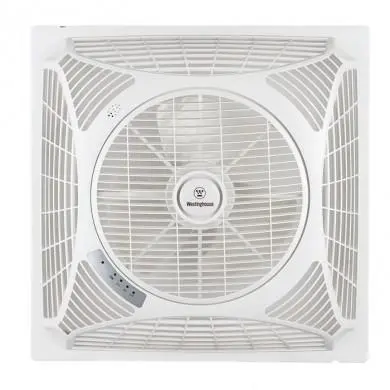 Ventilateur Faux Plafond Windsquare sans pales apparente 62cm Blanc BOUTICA DESIGN 72060