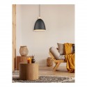 Suspension Industrielle Jagger Noir mat 1x40W E27