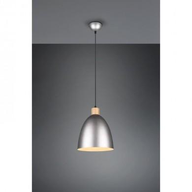 Suspension Industrielle Jagger Nickel antique 1x40W E27 TRIO LIGHTING R30681067