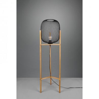 Lampadaire Calimero Noir mat 1x40W E27 TRIO LIGHTING R40561032